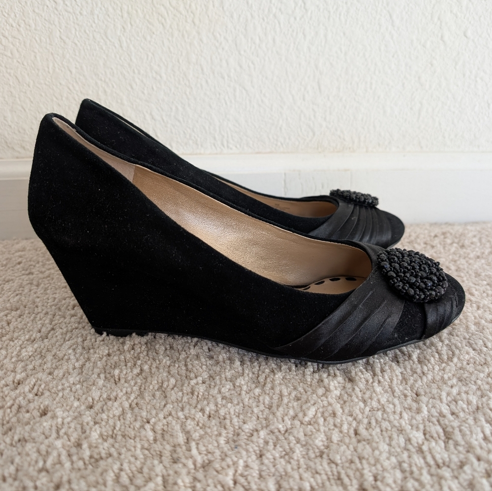 Nurture by Lamaze Black Beaded Wedges
